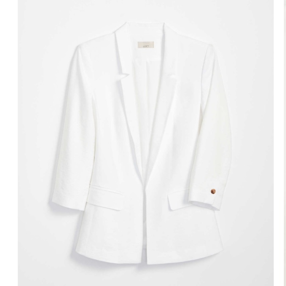 NWT Loft White Blazer